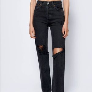 90s High Rise Loose Jeans